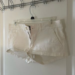 Women’s white shorts
